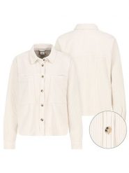 Sublevel Koszula sztruksowa w kolorze kremowym rozmiar: M. Brązowe koszule Sublevel, m, bez wzorów, ze sztruksu, bez kołnierzyka, bez ramiączek. Za 122.38 zł.