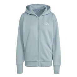 Bluza Adidas Sport W All Szn Fz Hd Damskie. Bluzy z kapturem adidas, l, bez wzorów, z bawełny, bez kaptura, do biegania. Za 255.50 zł.