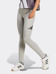 Adidas Legginsy sportowe w kolorze szarym rozmiar: XL. Szare legginsy adidas, xl, bez wzorów, z podwyższonym stanem, outdoorowe. Za 113.36 zł.