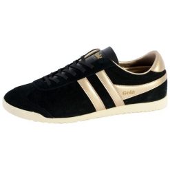 Sneakersy damskie Gola Bullet Pearl. Czarne buty sportowe lifestyle Gola, bez wzorów, klasyczne, bez zapięcia. Za 385.00 zł.