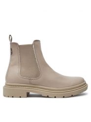 Levi's® Sztyblety Trooper 234714-1983-23 Beżowy. Brązowe botki bez wzorów, ze skóry, bez obcasa, na płaskiej podeszwie, bez zapięcia. Za 239.99 zł.
