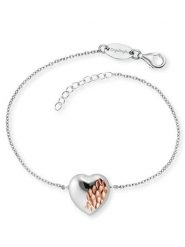 Engelsrufer Srebrna bransoletka "With Love" z elementem ozdobnym rozmiar: onesize. Szare bransoletki Engelsrufer, srebrne. Za 196.24 zł.