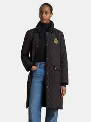 LAUREN RALPH LAUREN Kurtka przejściowa Crested 3/4 Quilt 297P18059001 Czarny Regular Fit. Czarne kurtki Lauren Ralph Lauren, m, bez wzorów, z syntetyku, bez kaptura. Za 1,799.00 zł.