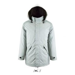 Parka Sol's Robyn. Szare płaszcze SOL'S, m, bez wzorów, z polaru, eleganckie, bez kaptura. Za 210.00 zł.