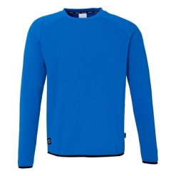 Bluza Uhlsport ID. Niebieskie bluzy Uhlsport, xl, bez wzorów, z materiału, bez kaptura, do piłki nożnej. Za 187.49 zł.