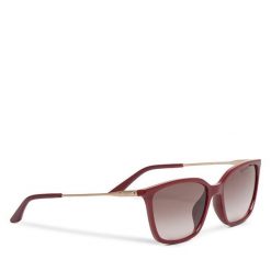 Okulary przeciwsłoneczne Armani Exchange. Czerwone okulary przeciwsłoneczne Armani Exchange, bez wzorów. Za 449.99 zł.