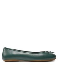 Geox Baleriny D Palmaria D25MUB 000TU C3014 Zielony. Zielone baleriny Geox, bez wzorów, ze skóry, bez obcasa, bez zapięcia. Za 229.99 zł.