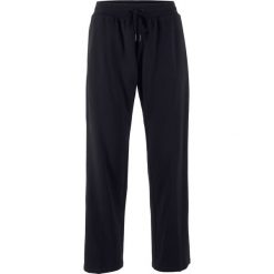 Spodnie dresowe z paskami bonprix czarny. Spodnie sportowe marki bonprix. Za 37.99 zł.