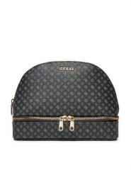 Guess Kosmetyczka PW7476 P4432 Czarny. Czarne torebki klasyczne Guess, z aplikacjami, ze skóry, bez dodatków. Za 179.99 zł.
