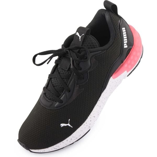 Puma Buty Sportowe dla Kobiet Czarna Plamka Rozmiar 39. Czarne buty sportowe lifestyle Puma, bez wzorów, bez zapięcia. Za 368.99 zł.