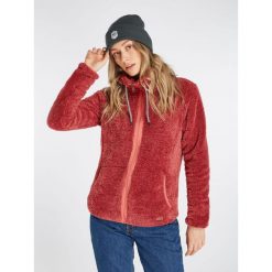Bluza damska Protest RIRI full zip top. Czerwone bluzy bez kaptura Protest, na zimę, xs, bez wzorów, z polaru, bez kaptura, narciarskie. Za 299.99 zł.