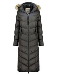 Canadian Peak Płaszcz zimowy "Capucineak" w kolorze czarnym rozmiar: XL. Czarne płaszcze Canadian Peak, na zimę, xl, bez wzorów, z puchu, bez kaptura. Za 379.44 zł.