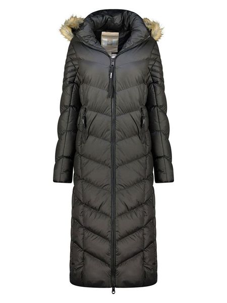 Canadian Peak Płaszcz zimowy "Capucineak" w kolorze czarnym rozmiar: XL. Czarne płaszcze Canadian Peak, na zimę, xl, bez wzorów, z puchu, bez kaptura. Za 379.44 zł.