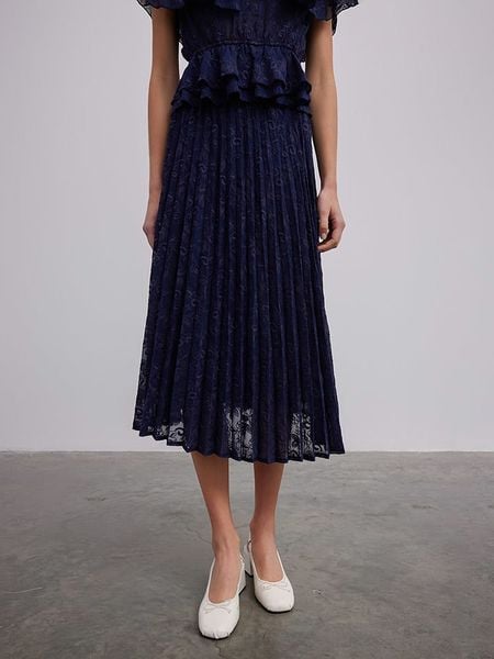 BGN Spódnica w kolorze granatowym rozmiar: 38. Niebieskie spódnice BGN, na imprezę, bez wzorów, midi. Za 110.04 zł.