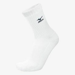 Skarpetki Mizuno Volley Blanc. Białe skarpetki Mizuno, bez wzorów, z bawełny. Za 26.99 zł.