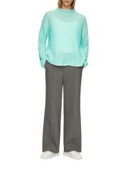 S.Oliver Sweter w kolorze turkusowym rozmiar: 34. Niebieskie swetry S.Oliver, s, bez wzorów, prążkowane, bez ramiączek. Za 173.99 zł.