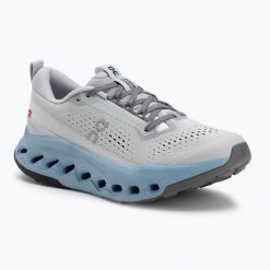 Buty do biegania damskie On Cloudsurfer Trail 2. Szare buty do biegania On, bez wzorów, bez zapięcia, do biegania. Za 609.99 zł.