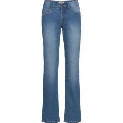 Dżinsy "authentik-stretch" WIDE bonprix niebieski. Jeansy marki bonprix. Za 79.99 zł.