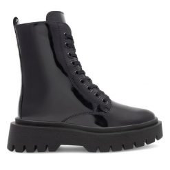 Botki Sergio Bardi. Czarne botki Sergio Bardi, bez wzorów, bez obcasa, na płaskiej podeszwie, bez zapięcia. Za 184.99 zł.