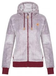 Damska bluza Loap Chara różowa. Czerwone bluzy z kapturem Scarpa, na zimę, s, z aplikacjami, z polaru, bez kaptura, do biegania. Za 95.24 zł.