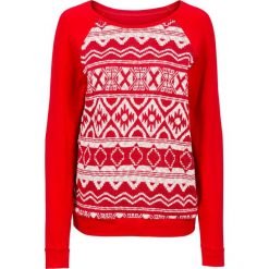 Bluza etno bonprix czerwony wzorzysty. Bluzy marki INOVIK. Za 37.99 zł.