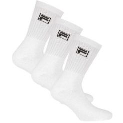 Unisex Fila skarpetki tenisowe 3-pack białe rozmiar 35-38. Białe skarpetki Fila, bez wzorów. Za 131.99 zł.