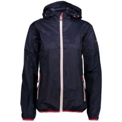 Kurtka damska turystyczna CMP 3X53256. Niebieskie kurtki przeciwdeszczowe CMP, bez wzorów, bez kaptura. Za 140.99 zł.