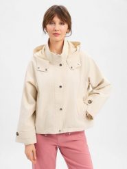 S.Oliver Kurtka Kobiety Bawełna beżowy, XL. Brązowe kurtki S.Oliver, s, bez wzorów, z bawełny, bez kaptura. Za 479.95 zł.