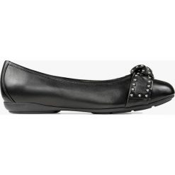 Baleriny damskie GEOX D Annytah D (D027ND 000TU C9999). Czarne baleriny Geox, bez wzorów, z gumy, eleganckie, bez obcasa, bez zapięcia. Za 129.99 zł.