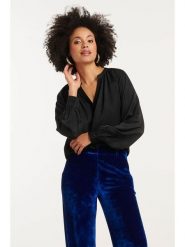 Smashed Lemon Bluzka w kolorze czarnym rozmiar: S. Czarne bluzki Smashed Lemon, s, bez wzorów, bez kołnierzyka, bez ramiączek. Za 104.99 zł.