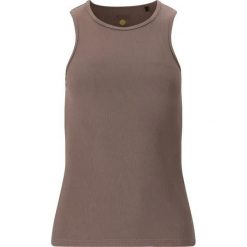 Damski tank top Athlecia Tinashe. Brązowe topy Athlecia, bez wzorów, sportowe, bez kołnierzyka, bez ramiączek. Za 124.00 zł.