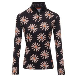 Bluza narciarska Damska Gareth & Lucas Forty-Nine. Brązowe bluzy bez kaptura GARETH & LUCAS, na zimę, xs, bez wzorów, z elastanu, bez kaptura, narciarskie. Za 229.99 zł.