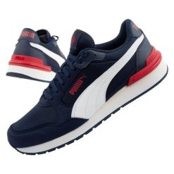 Buty sportowe unisex Puma ST Runner v4. Białe buty sportowe lifestyle Puma, bez wzorów, sportowe, bez zapięcia. Za 199.00 zł.