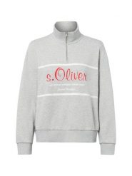 S.Oliver Bluza Kobiety Materiał dresowy szary, 44. Szare bluzy S.Oliver, s, bez wzorów, z dresówki, vintage, bez ramiączek, bez kaptura. Za 299.95 zł.