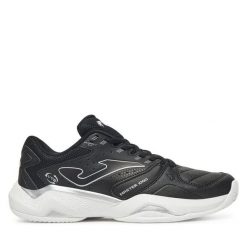 Buty do tenisa Joma. Czarne buty treningowe Joma, bez wzorów, bez zapięcia, tenisowe. Za 139.99 zł.