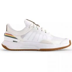 Damskie buty do tenisa Wilson Intrigue Tour Clay. Białe buty do biegania Wilson, bez wzorów, z gumy, bez zapięcia, do biegania. Za 563.05 zł.