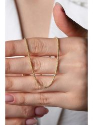 Lodie Silver Srebrny naszyjnik - dł. 42 cm rozmiar: onesize. Szare naszyjniki Lodie Silver, z materiału, srebrne. Za 78.99 zł.