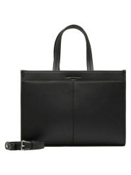 Liebeskind Berlin Skórzana torebka w kolorze czarnym - 35 x 25 x 14 cm rozmiar: onesize. Czarne torebki klasyczne Liebeskind Berlin, bez wzorów, z materiału, przez ramię, bez dodatków. Za 539.95 zł.