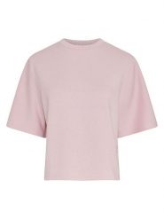 MOSS COPENHAGEN Bluza w kolorze jasnoróżowym rozmiar: S/M. Różowe bluzy Moss Copenhagen, m, bez wzorów, bez ramiączek, bez kaptura. Za 169.95 zł.