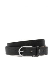Hugo Pasek Damski Zoey-C Sz25 50516558 Czarny. Czarne paski Hugo, bez wzorów, ze skóry. Za 329.99 zł.