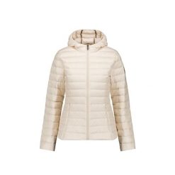 Lekka kurtka puchowa damska z kapturem JOTT Cloe. Brązowe kurtki jott, bez wzorów, z puchu, z kapturem. W wyprzedaży za 697.50 zł.