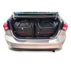 Torby Do Bagażnika Ford Focus Limousine 2020-2021 5Szt Kjust. Czarne torby podróżne KJUST, bez wzorów. Za 1,624.00 zł.