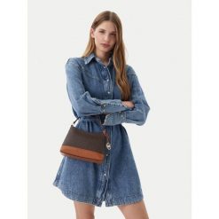 Torebka MICHAEL Michael Kors. Brązowe listonoszki MICHAEL Michael Kors, bez wzorów, bez dodatków. Za 949.99 zł.