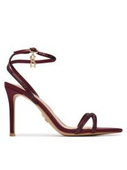 Steve Madden Sandały 11005123 Bordowy. Czerwone sandały Steve Madden, bez wzorów, ze skóry, bez obcasa, na szpilce, bez zapięcia. Za 519.99 zł.
