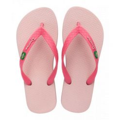 Japonki basenowe damskie Ipanema Clas Brasil II. Czerwone japonki Ipanema, bez wzorów, z materiału, wakacyjne. Za 62.99 zł.