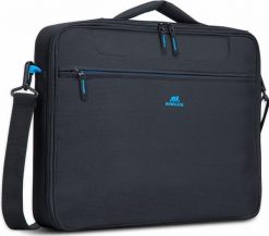 Torba Rivacase 8087 czarny. Czarne torby na laptopa RivaCase, bez wzorów, z materiału. Za 125.00 zł.