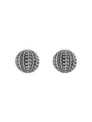 Marc Jacobs Kolczyki The Monogram Stud 2S4JER001J53 Srebrny. Szare kolczyki Marc Jacobs, metalowe. Za 269.99 zł.