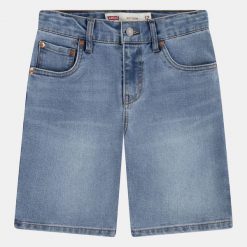 Szorty dla dzieci Levi's 511 Slim Fit. Niebieskie szorty Levi's, bez wzorów. Za 225.50 zł.