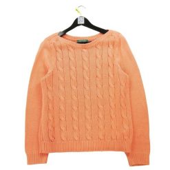 Damski pomarańczowy sweter. Brązowe swetry Ralph Lauren, l, bez wzorów, sportowe, bez ramiączek. Za 106.46 zł.