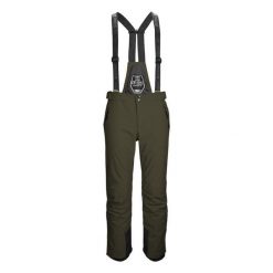 Spodnie narciarskie Killtec Larok. Brązowe spodnie narciarskie Killtec, bez wzorów, narciarskie. W wyprzedaży za 506.50 zł.